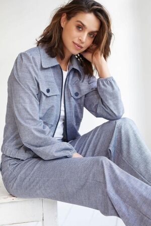 Helena Hart Helena Hart 7637 blazer riga lano Blazers marine
