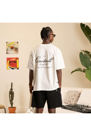 Quotrell Quotrell creators tee th84958 Print T-shirts white/black