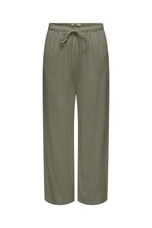 Only Only onlsiesta mw pull-up linen bl pnt noos Broek deep lichen green
