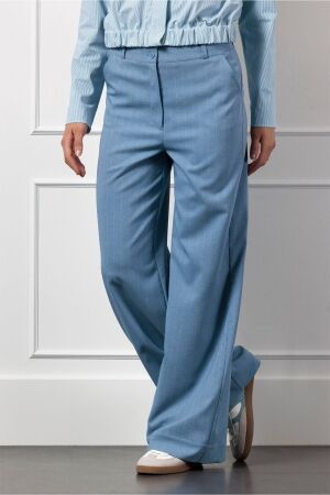 Studio Anneloes Studio Anneloes lexie stripe trousers 12910 Broek 6011 mid blue/off white 6011 mid blue/off white