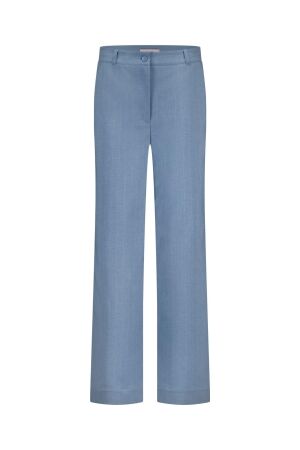 Studio Anneloes Studio Anneloes lexie stripe trousers 12910 Broek 6011 mid blue/off white