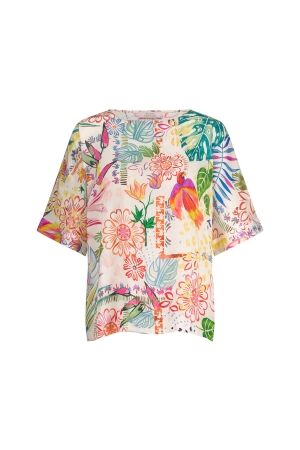 Studio Anneloes Studio Anneloes patty festive top 12913 T-shirt Korte mouw 9997 multi color