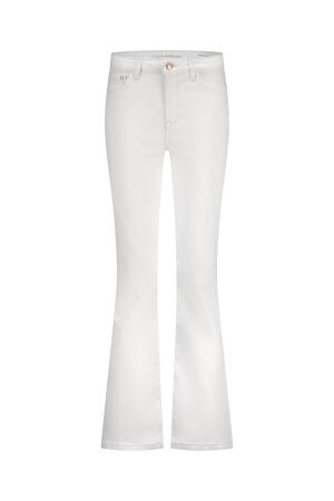 Studio Anneloes Studio Anneloes flair denim trousers 12932 Flare 1100 off white