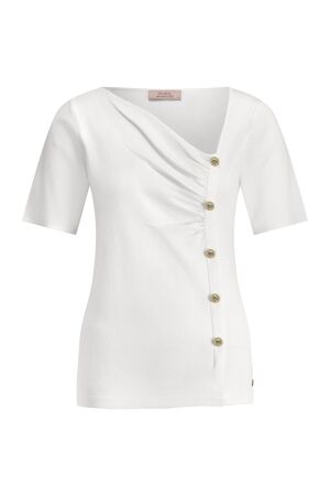 Studio Anneloes Studio Anneloes lovine pullover 12939 Trui korte mouw 1100 off white
