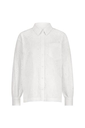 Studio Anneloes Studio Anneloes jitte broderie blouse 12992 Blouse 1100 off white