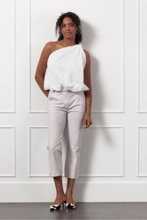 Studio Anneloes Studio Anneloes anne linen look trousers 13015 Broek 1722 ecru/latte