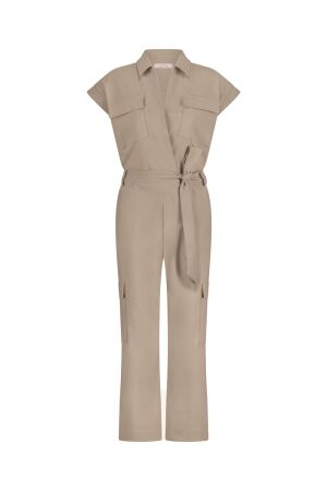 Studio Anneloes Studio Anneloes nancy cargo jumpsuit 12858 Jumpsuit 2200 latte
