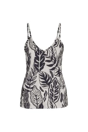Studio Anneloes Studio Anneloes brynn leaves singlet 12990 Tops en Singlets 1769 ecru/dark blue