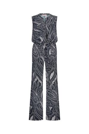 Studio Anneloes Studio Anneloes ellis summer dot jumpsuit 13022 Jumpsuit 6917 dark blue/ecru