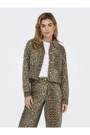 Only Only onlnaomi aop jacket otw Jackets toasted coconut leo