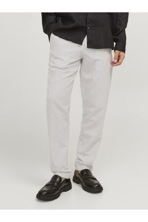 Jack & Jones Jack & Jones jpstace summer linen blend chino pant sn Chino crockery melange