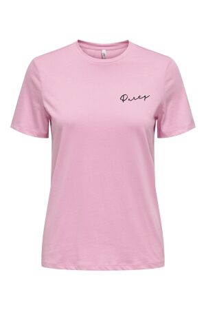 Only Only onllucia life reg s/s top jrs T-shirts begonia pink party