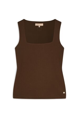 Josh V Josh V linde jv-2507-1109 Tops en Singlets 584 dark brown