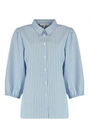 Tramontana Tramontana striped blouse rhinestones c32-16-301 flash Blouse 005045-skyblue