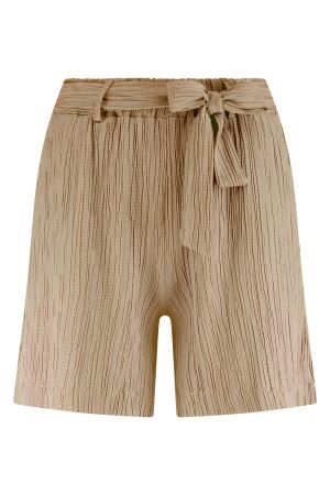 Tramontana Tramontana crinkled wide-leg shorts s01-16-102 Korte broeken 002800-camel
