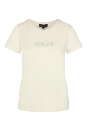 Elvira Casuals Elvira Casuals t-shirt ibiza e3 25-005 T-shirt Korte mouw 796 ecru
