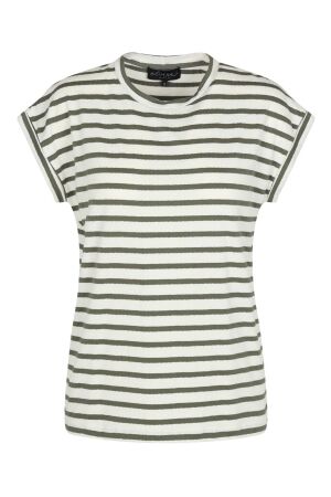 Elvira Casuals Elvira Casuals top saar e3 25-007 Tops en Singlets 140 green stripe