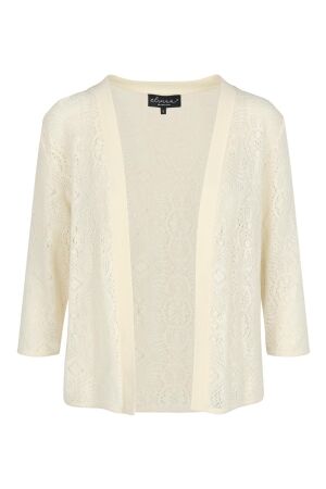 Elvira Casuals Elvira Casuals cardigan mila e3 25-012 Vest 796 ecru