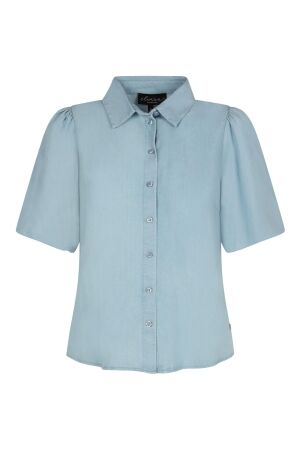 Elvira Casuals Elvira Casuals blouse robin e3 25-024 Blouse 893 sky blue