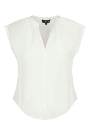 Elvira Casuals Elvira Casuals top marit e3 25-035 T-shirt Korte mouw 15 off white