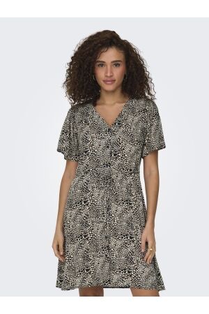 Only Only onlevida s/s short dress wvn noos Zomerjurkjes pumice stone alma heart leo