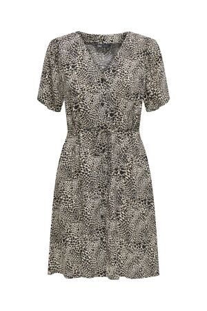 Only Only onlevida s/s short dress wvn noos Zomerjurkjes pumice stone alma heart leo