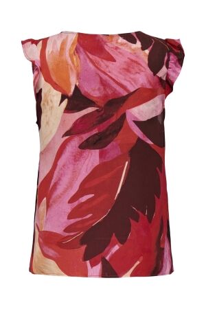 Only Only onlalma life vis s/s elina top aop T-shirts russet brown 689 leafy charm