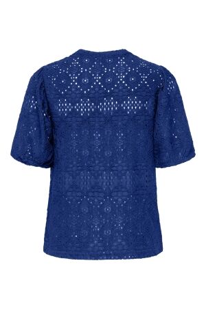 Only Only onlluz s/s puff sleeve top jrs T-shirts mazarine blue
