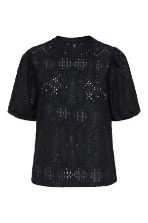 Only Only onlluz s/s puff sleeve top jrs T-shirts black