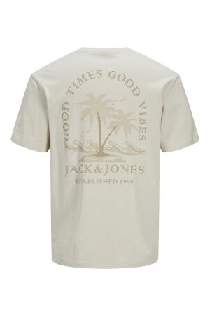 Jack & Jones Jack & Jones jjsummer vibes tee ss crew neck ln T-shirts moonbeam