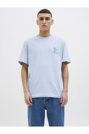 Jack & Jones Jack & Jones jjsummer vibes tee ss crew neck ln T-shirts chambray blue