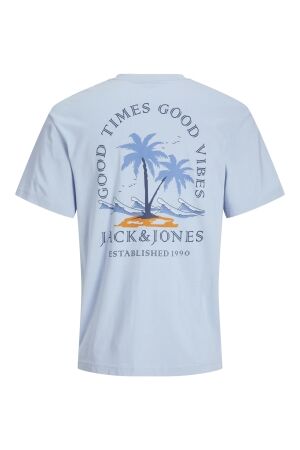 Jack & Jones Jack & Jones jjsummer vibes tee ss crew neck ln T-shirts chambray blue