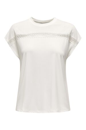 Only Only onlfree life batsleeve o-neck mix topjrs T-shirts cloud dancer