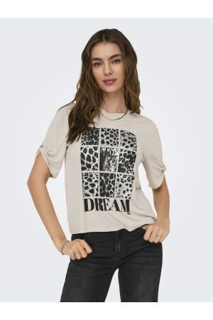 Only Only onlfree life s/s create top box jrs T-shirts pumice stone dream