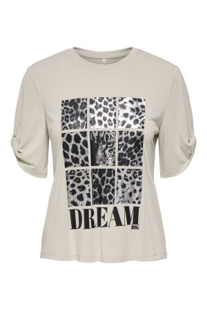 Only Only onlfree life s/s create top box jrs T-shirts pumice stone dream