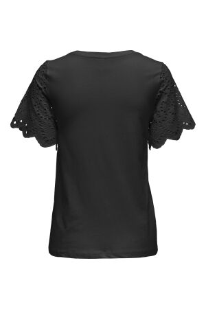 Only Only onlebba life s/s lace top jrs T-shirts black rilly flowery