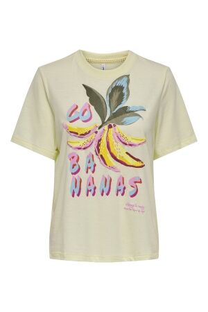 Only Only onlblinis life s/s fruit top box jrs T-shirts lemon icing cuba bananas
