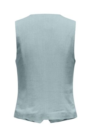 Only Only onliris-siesta s/l linen bl vest tlr Gilets cloud blue