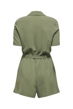 Only Only onlmacha life ss cargo playsuit wvn Jumpsuit four leaf clover