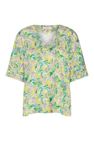 Studio Anneloes Studio Anneloes patty pastel v neck top 12851 T-shirt Korte mouw 9997 multi color