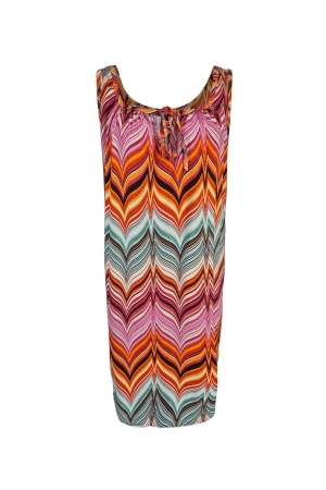 FOS Amsterdam FOS Amsterdam jurk - sandy missoni 7429 Zomerjurkjes 640 fuchsia