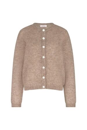Studio Anneloes Studio Anneloes bibi mohair cardigan 13119 Vest 2200 latte