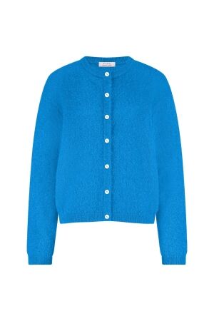 Studio Anneloes Studio Anneloes bibi mohair cardigan 13119 Vest 5900 bright blue