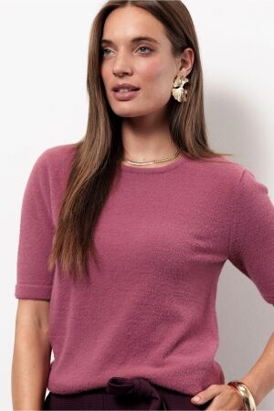 Studio Anneloes Studio Anneloes felica soft pullover 13141 Trui 4500 vintage berry