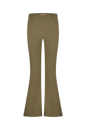 Studio Anneloes Studio Anneloes flair bonded trousers 13151 Flared 8000 earth
