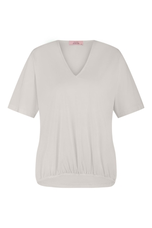 Studio Anneloes Studio Anneloes vicky shirt 13155 T-shirt Korte mouw 1700 ecru