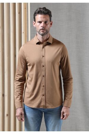 Gabbiano Gabbiano 333510-s Overhemd 5004 roasted pecan