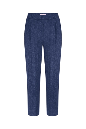 Studio Anneloes Studio Anneloes otis herringbone trousers 13109 Broek 6502 ink blue