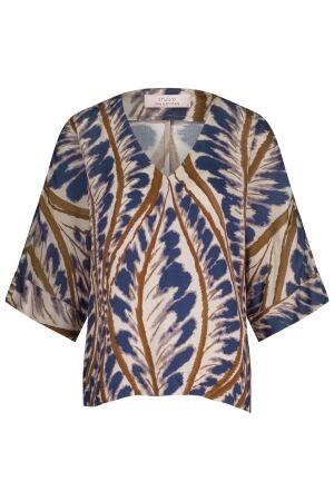 Studio Anneloes Studio Anneloes madison vneck top 13114 T-shirt Korte mouw 9997 multi color