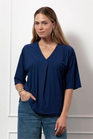 Studio Anneloes Studio Anneloes marly top 13134 T-shirt Korte mouw 6502 ink blue